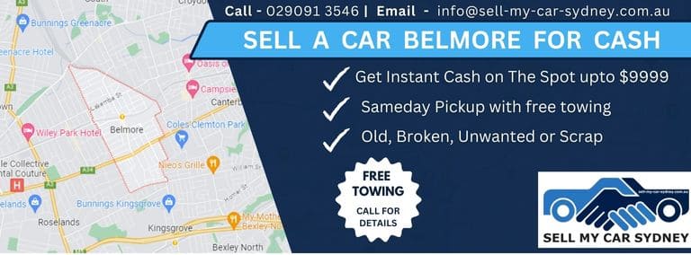 Sell My Car For Cash Belmore
