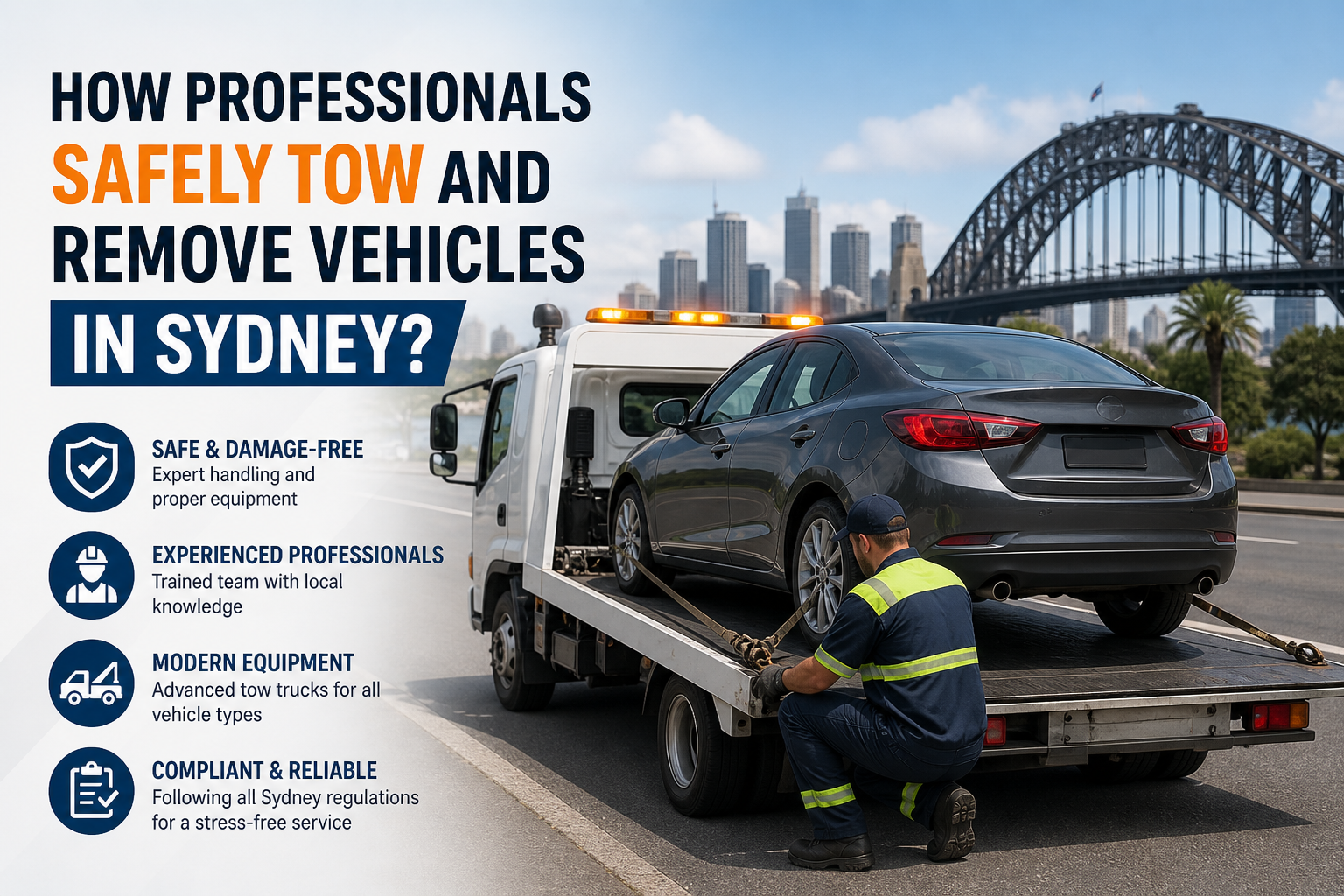 Safely Tow and Remove Vehicles in Sydney